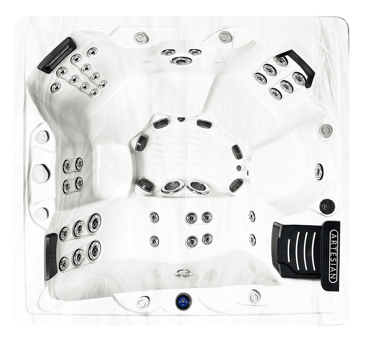 Nevis hot tub by Artesian Spas