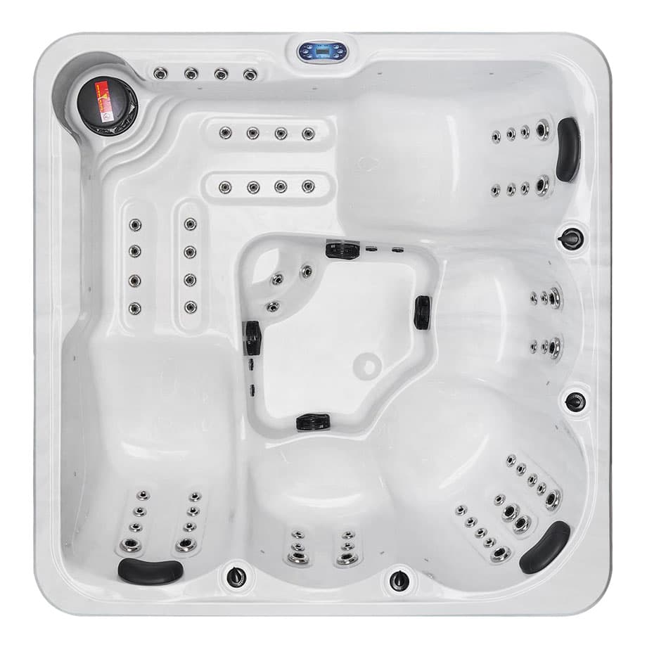 Lynford Beach II hot tub by Blue Whale Spa