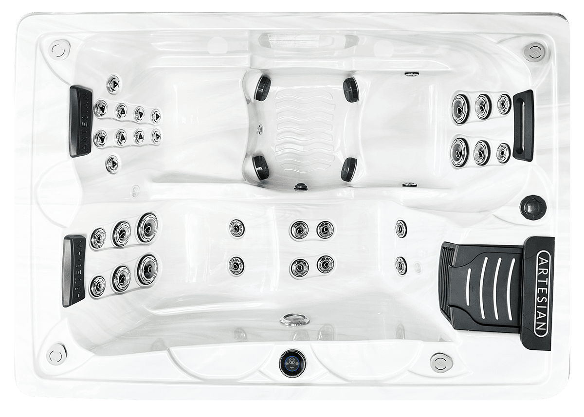 Santa Cruz hot tub by Artesian Spas