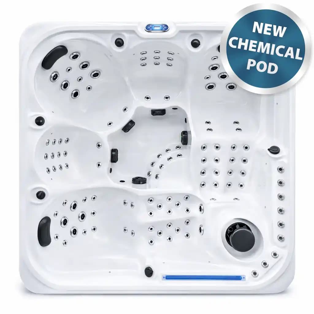 Regency Beach III hot tub by Blue Whale Spa