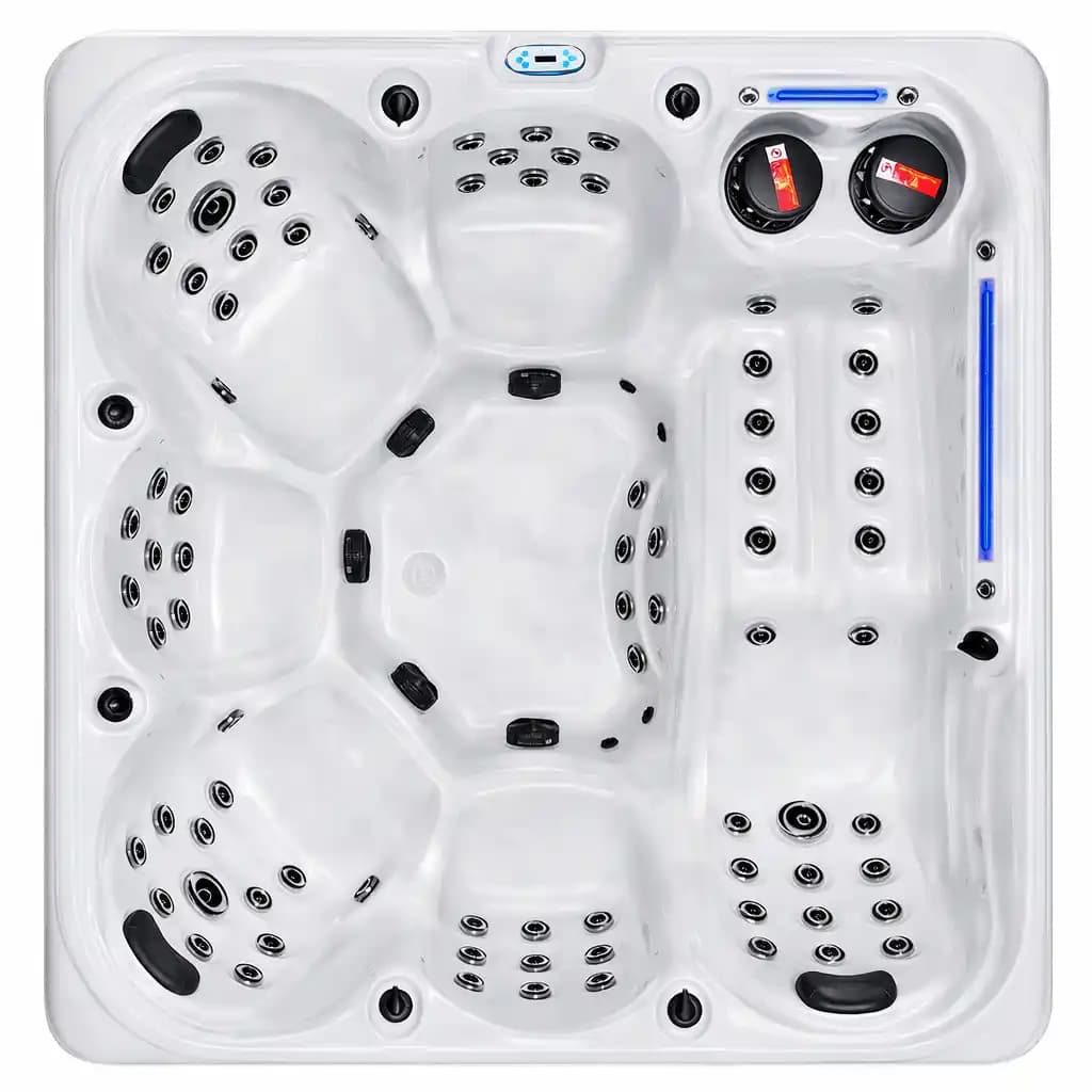Daytona Quattro Max hot tub by Blue Whale Spa