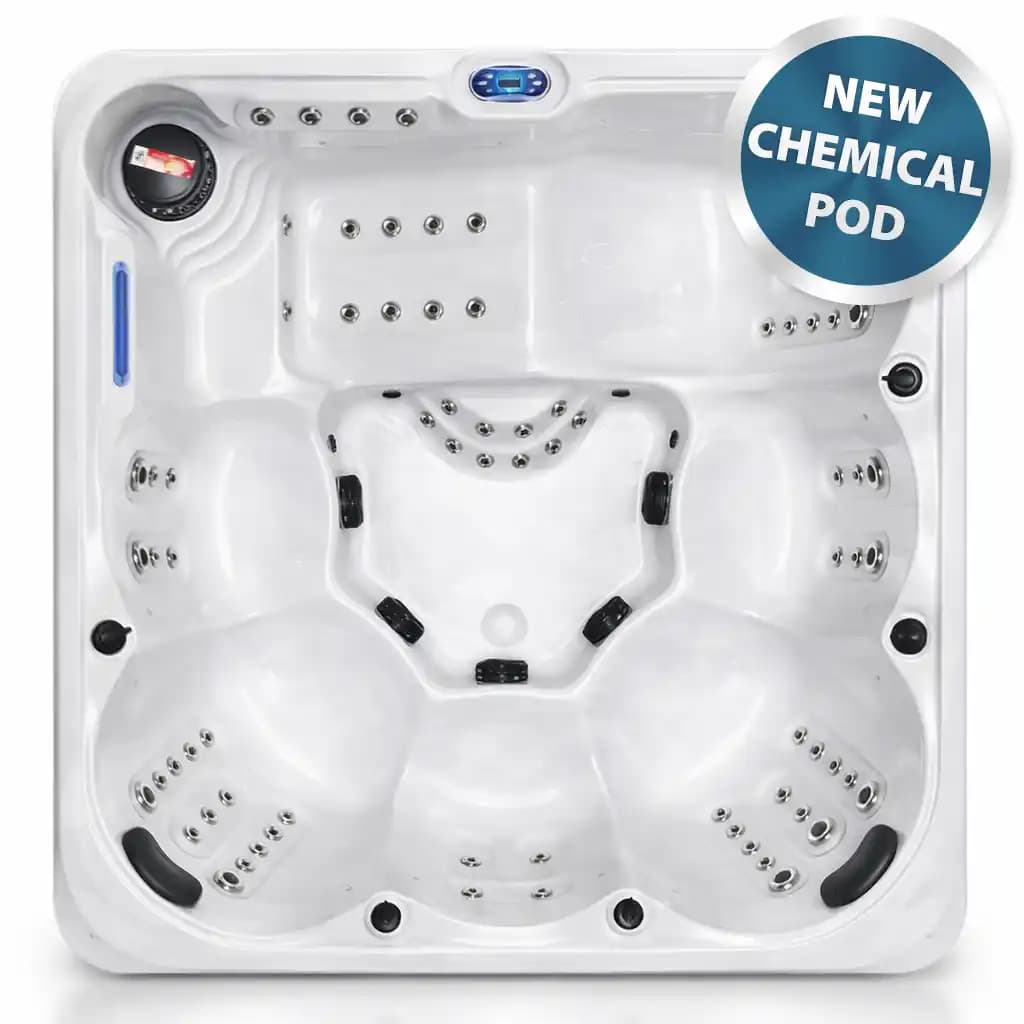 Princeton III hot tub by Blue Whale Spa