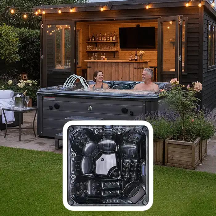 Morrow Bay IV hot tub by Blue Whale Spa