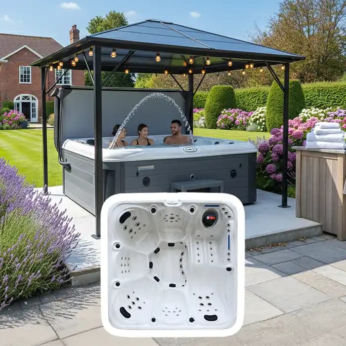 Rockaway Beach hot tub by Blue Whale Spa