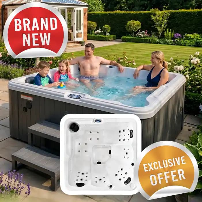 Santa Ana IV hot tub by Blue Whale Spa