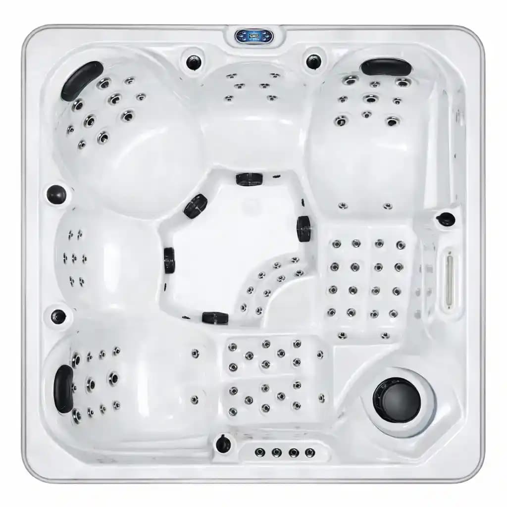 Trinity Bay Triple hot tub by Blue Whale Spa